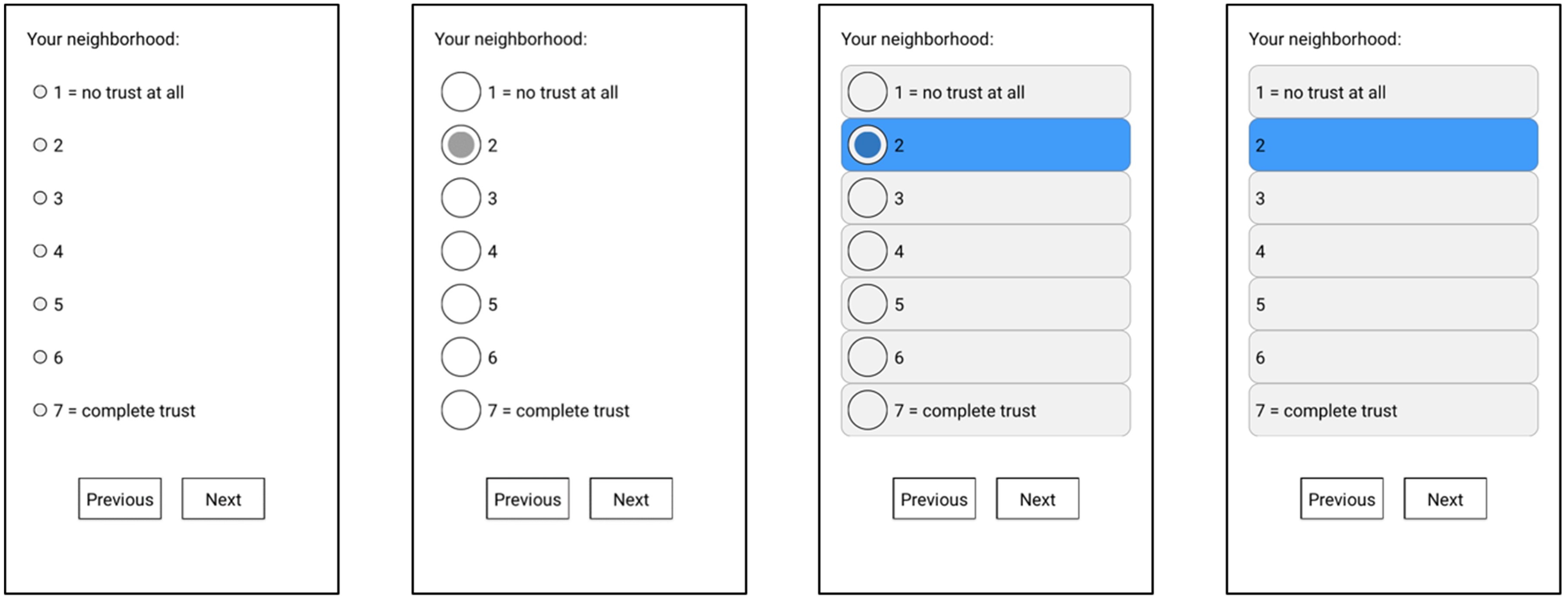 Gro Soweit Es Die Menschen Betrifft Harpune Radio Button Survey Rallye 